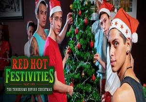 Red Hot Festivities Part 1: The Threesome Before Christmas (Bareback)