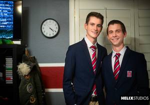 RETURN TO HELIX ACADEMY CHAPTER 9 – CALEB GRAY, TREVOR HARRIS (BAREBACK)